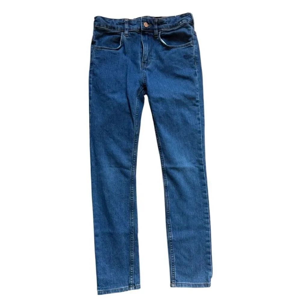 Youth Boys H&M &Denim & Denim Dark Rinse Skinny Fit Jeans - Sz 12/13